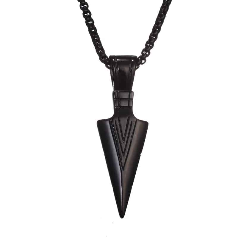 Men's Necklace with Triangle Pendant