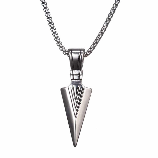 Men's Necklace with Triangle Pendant - Wnkrs