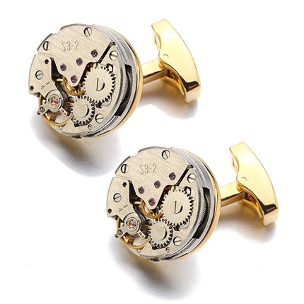 Men's Steampunk Watch Mechanism Cufflinks - Wnkrs