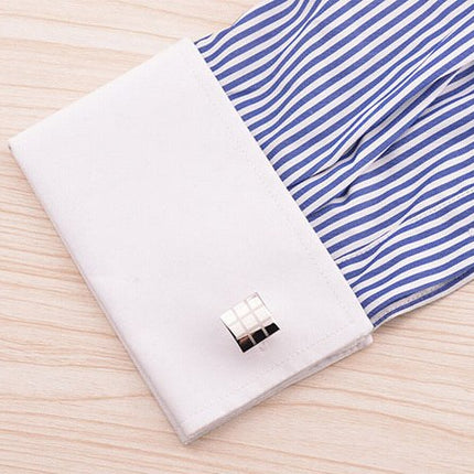 Men's Elegant Laser Engraved Cufflinks - wnkrs