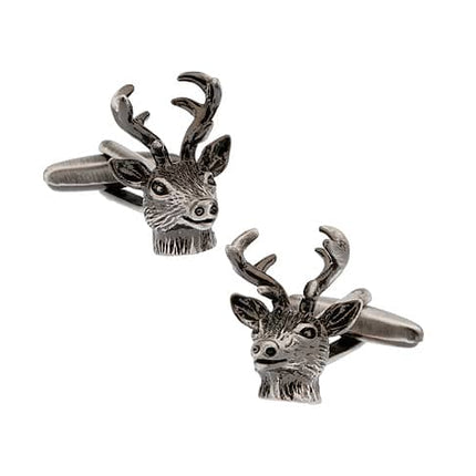 Trendy Deer Head Brass Cufflinks - wnkrs