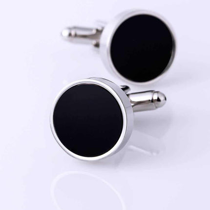 Classic Circle Shaped Cufflinks - Wnkrs