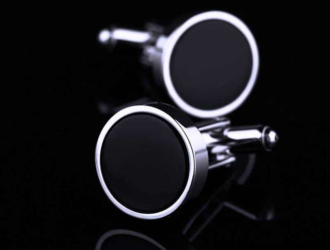 Classic Circle Shaped Cufflinks - Wnkrs