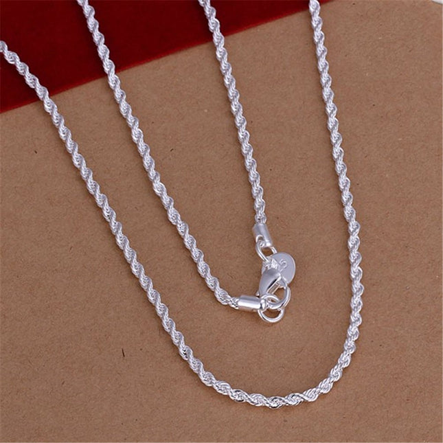 Men's Twist Rope Chain Necklace - Wnkrs