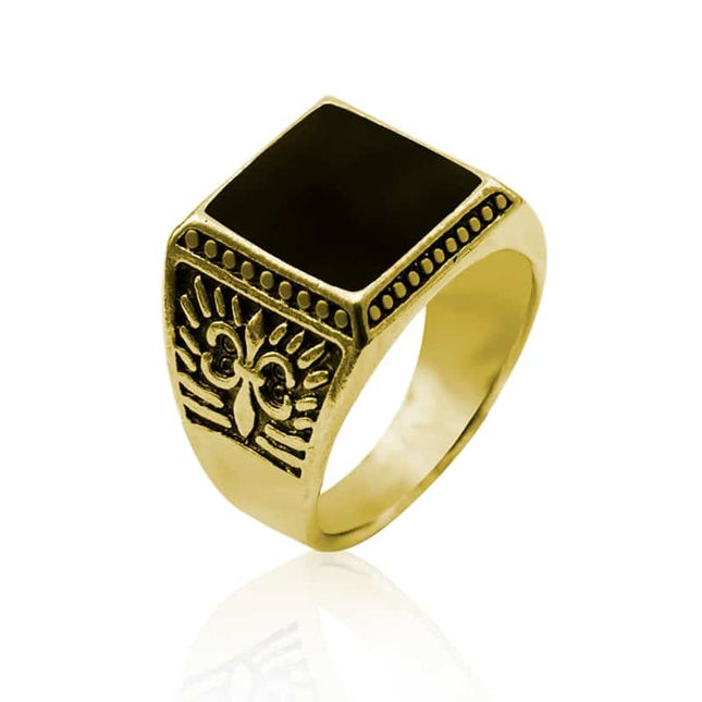 Cute Ancient Solid Men's Ring - Wnkrs