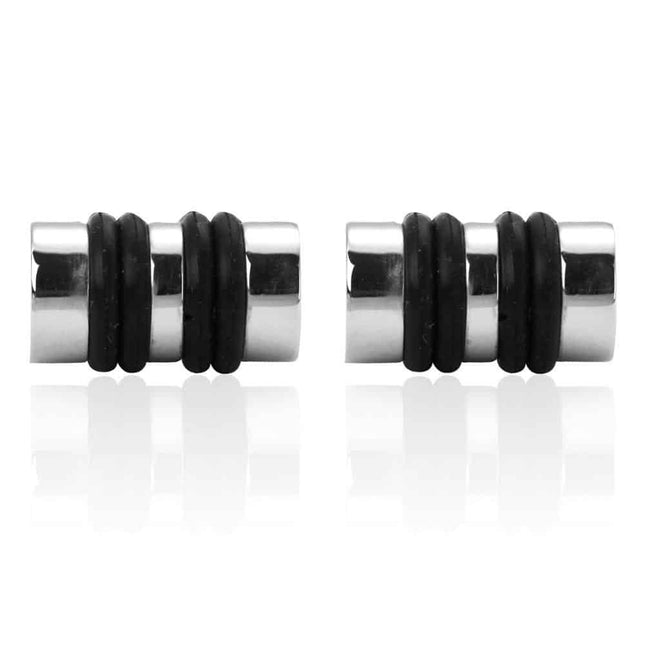 Black Rope Cufflinks for Men - Wnkrs