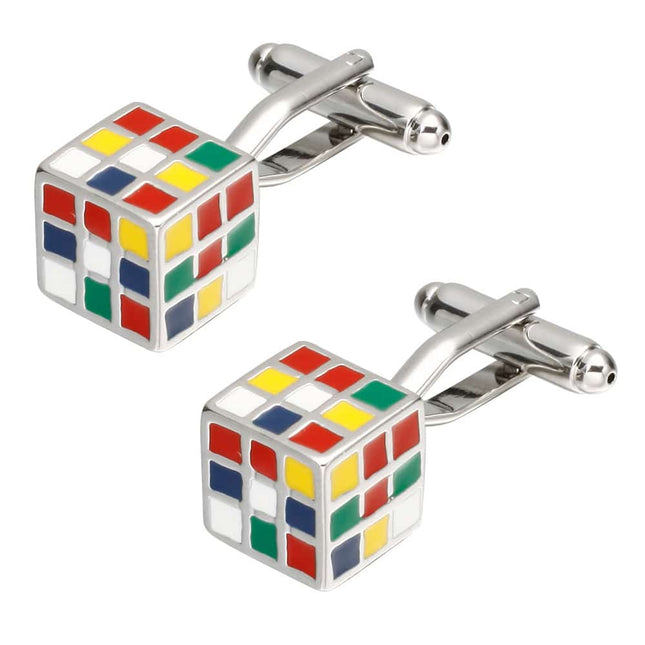 Magic Cube Design Cufflinks - Wnkrs