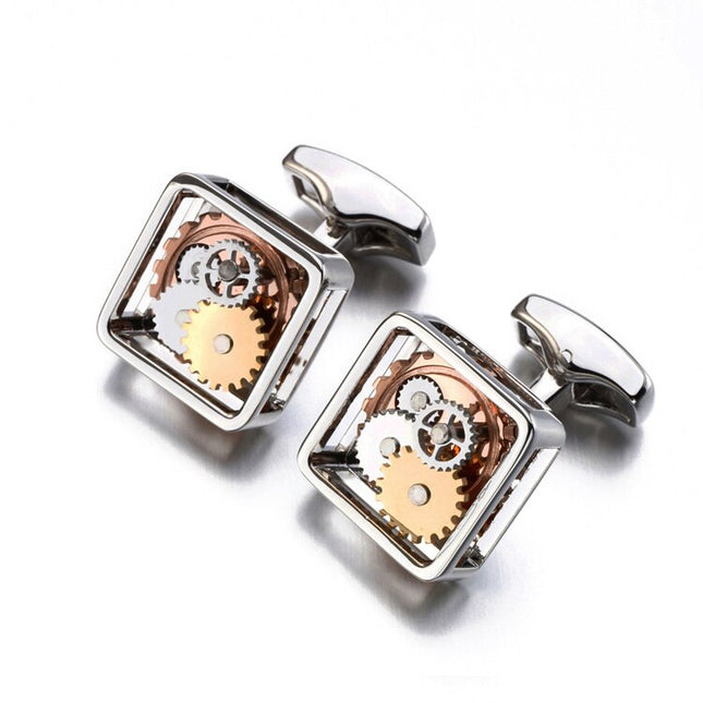 Men's Gear Square Cufflinks - Wnkrs