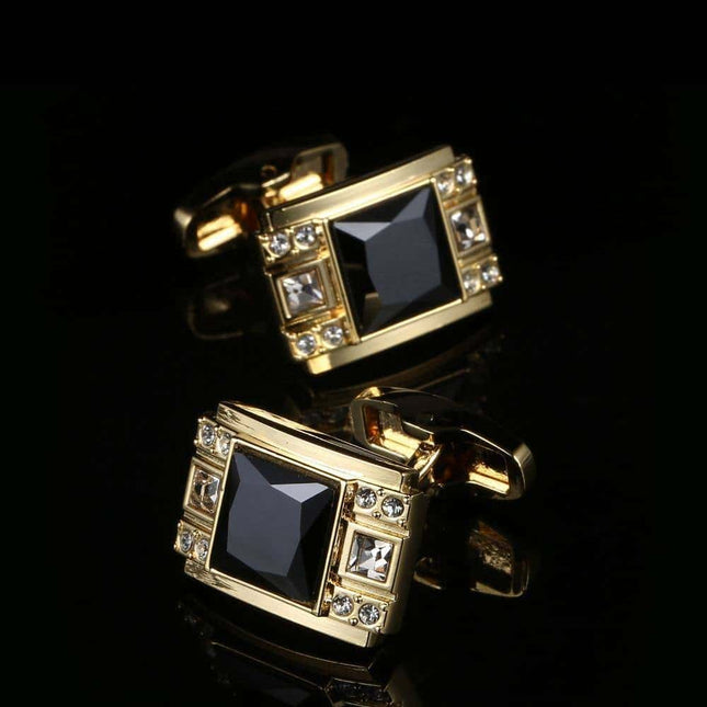 Luxurious Crystal Suit Cufflinks - wnkrs