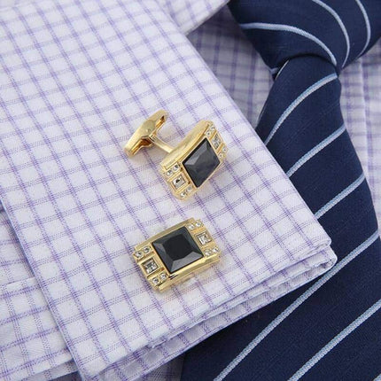 Luxurious Crystal Suit Cufflinks - wnkrs