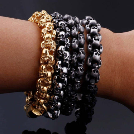 Men's Skulls Shaped Bracelet - Wnkrs