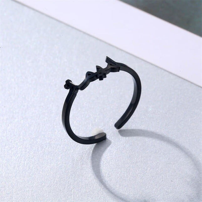 Customized Arabic Adjustable Ring - Wnkrs