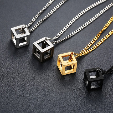 Men's Cube Necklace - Wnkrs
