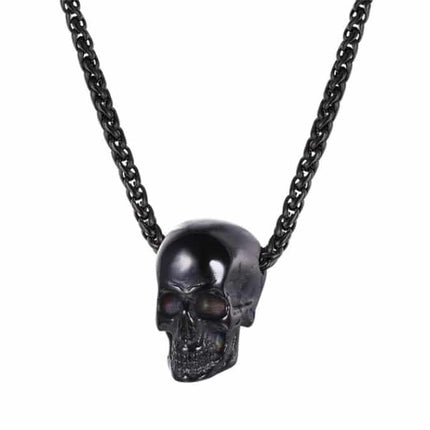 Men's Stainless Steel Skull Pendant - Wnkrs