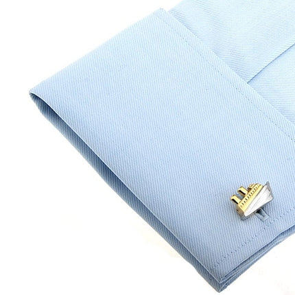 Titanic Shaped Cuff Links - wnkrs