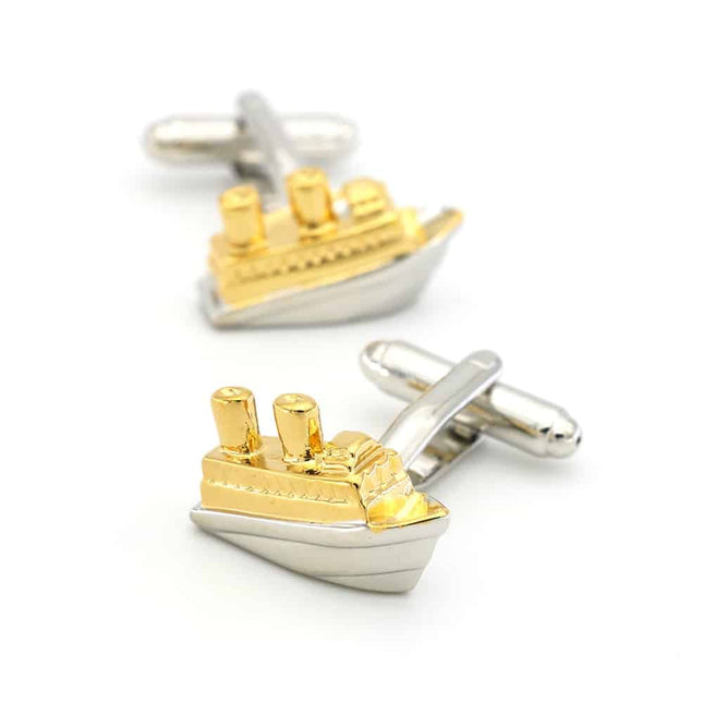 Titanic Shaped Cuff Links - wnkrs