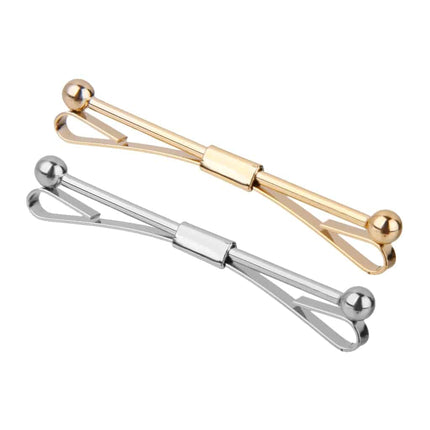 Bar Shaped Tie Pins Pair - Wnkrs