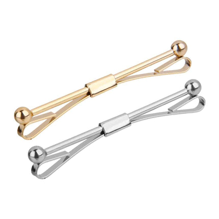 Bar Shaped Tie Pins Pair - Wnkrs
