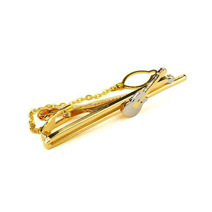 Men's Compact Tie Pin with Chain - Wnkrs