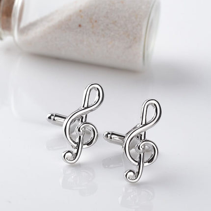 Men's Music Note Cufflinks - Wnkrs