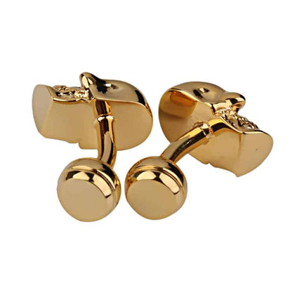 Golden Skull Cufflinks for Men - Wnkrs