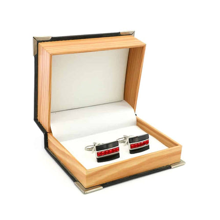 Men's Red Line Cufflinks - wnkrs