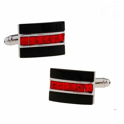 Men's Red Line Cufflinks - wnkrs