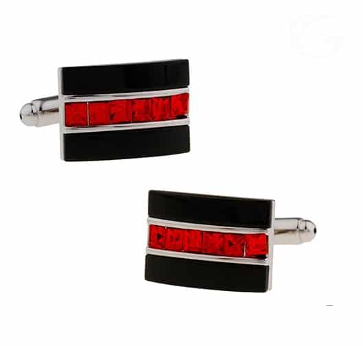 Men's Red Line Cufflinks - wnkrs