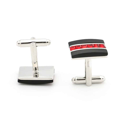 Men's Red Line Cufflinks - wnkrs