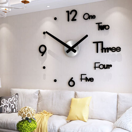 DIY 3D Wall Clock - wnkrs