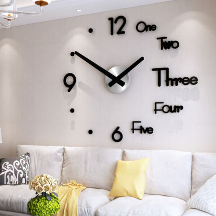 DIY 3D Wall Clock - wnkrs