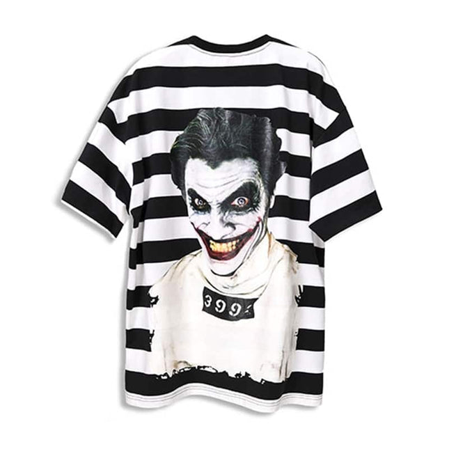 Harajuku Cotton Men's T-Shirt with Joker Print - Wnkrs