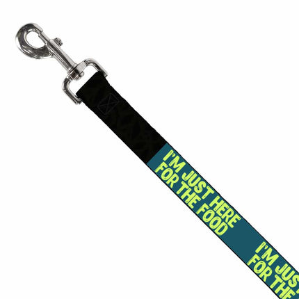 I'm Just Here for the Food Pet Leash - Funny Design Leash - Best Print Leash for Dogs - wnkrs