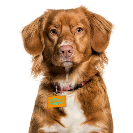Life Is Better With Pets Pet ID Tag - Kawaii Pet Tag - Printed Pet ID Tag - wnkrs