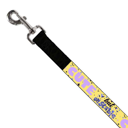 Cute but Unstable Pet Leash - Funny Design Leash - Graphic Leash for Dogs - wnkrs
