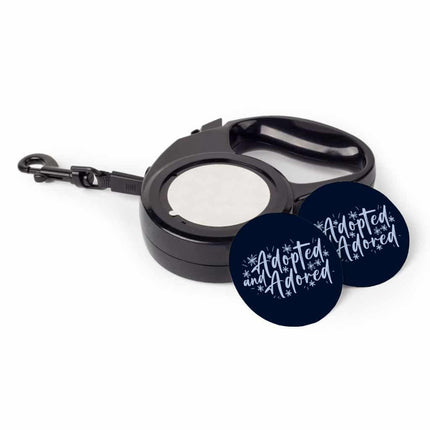 Adopted Retractable Pet Leash - Cute Leash - Trendy Dog Leash - wnkrs
