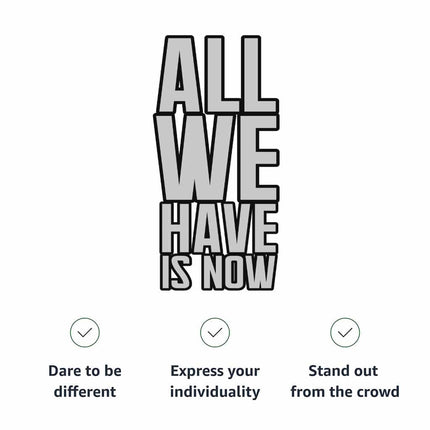 All We Have Is Now Varsity Hoodie - Best Design Zip Hoodie - Cool Saying Hooded Sweatshirt - wnkrs
