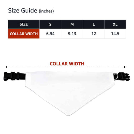 Acted Crazy Pet Bandana Collar - Funny Scarf Collar - Colorful Dog Bandana - wnkrs