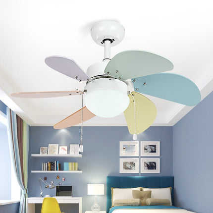 Modern Colorful Wooden Ceiling Fan - Wnkrs