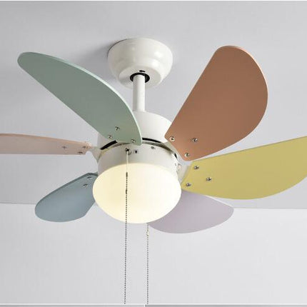 Modern Colorful Wooden Ceiling Fan - Wnkrs