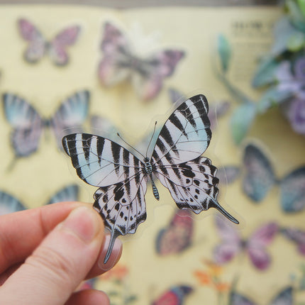 Ink Butterfly Style PVC Stickers 38 pcs Set - wnkrs