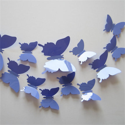 3D Solid Color Butterfly Wall Stickers Set - wnkrs