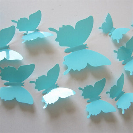 3D Solid Color Butterfly Wall Stickers Set - wnkrs