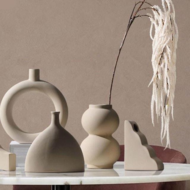 Nordic Style Ceramic Vase for Home Decor