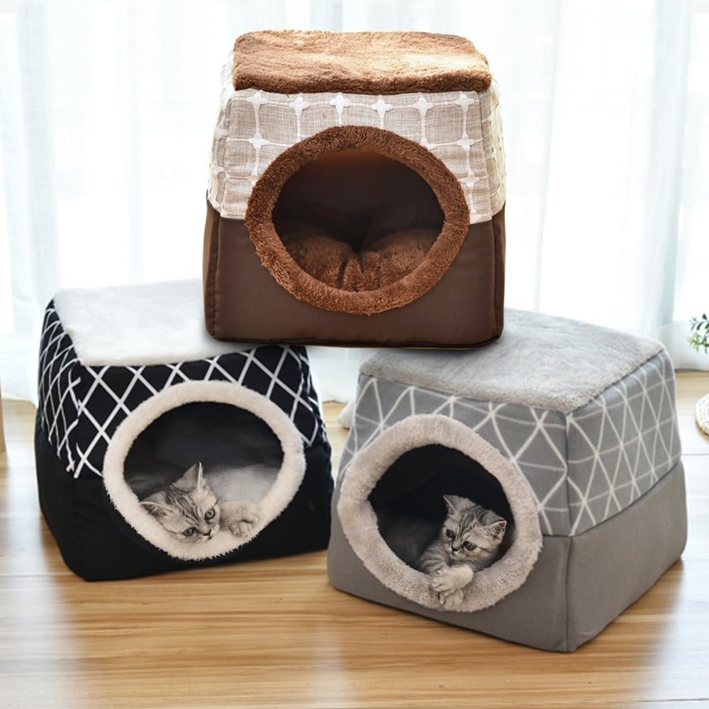Cozy House Bed for Cats