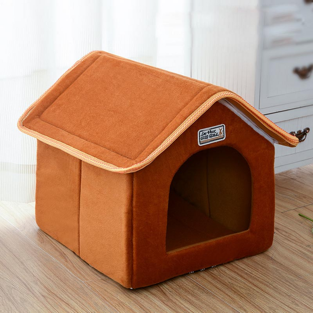 Folding Pet House with Soft Mat - wnkrs