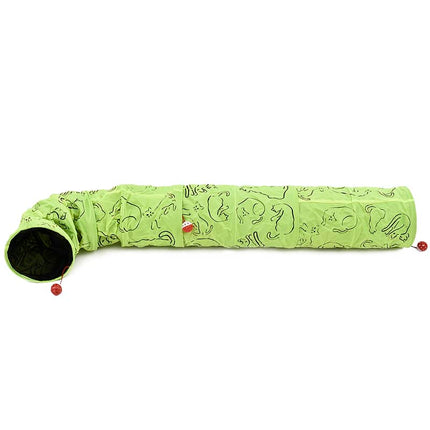 Green Nylon Tunnels For Cats - wnkrs