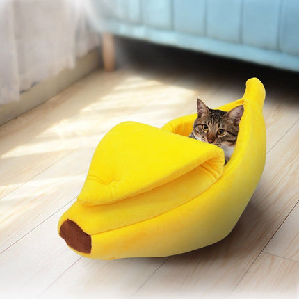 Banana Shaped Bed for Cats - wnkrs