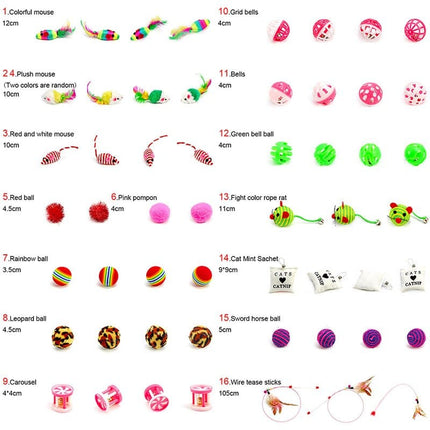 Feather Toy 16 Pcs Set - wnkrs