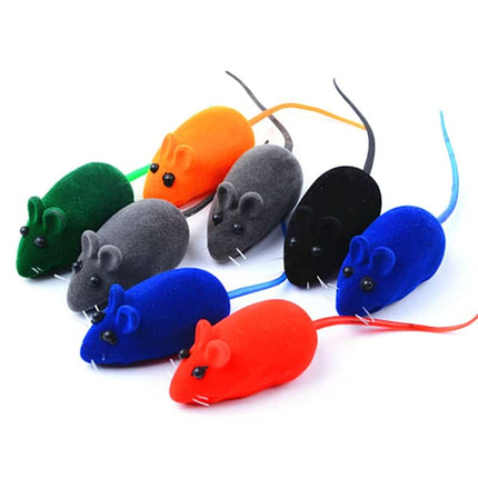 Colorful Silicone Mouse Cat Toy - wnkrs